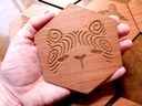 Wooden Coaster - Bear