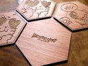Wooden Coaster - Kitty