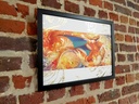 Pokemon Charizard- Gold Foil Print - Numbered and Limited edition