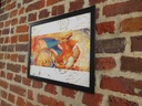 Pokemon Charizard- Gold Foil Print - Numbered and Limited edition