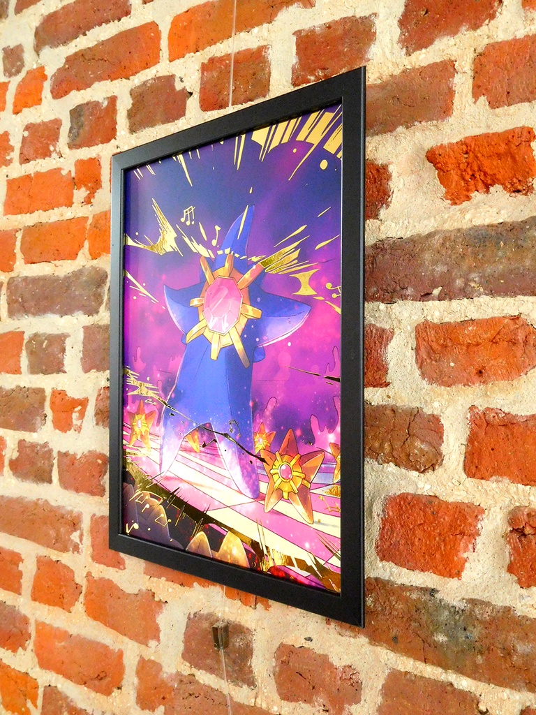 Starmie the Star - Gold Foil Print - Numbered and Limited edition