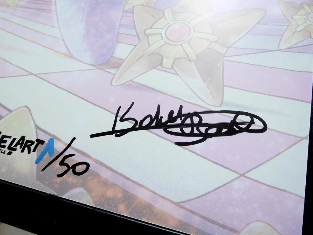 Starmie the Star - Gold Foil Print - Numbered and Limited edition