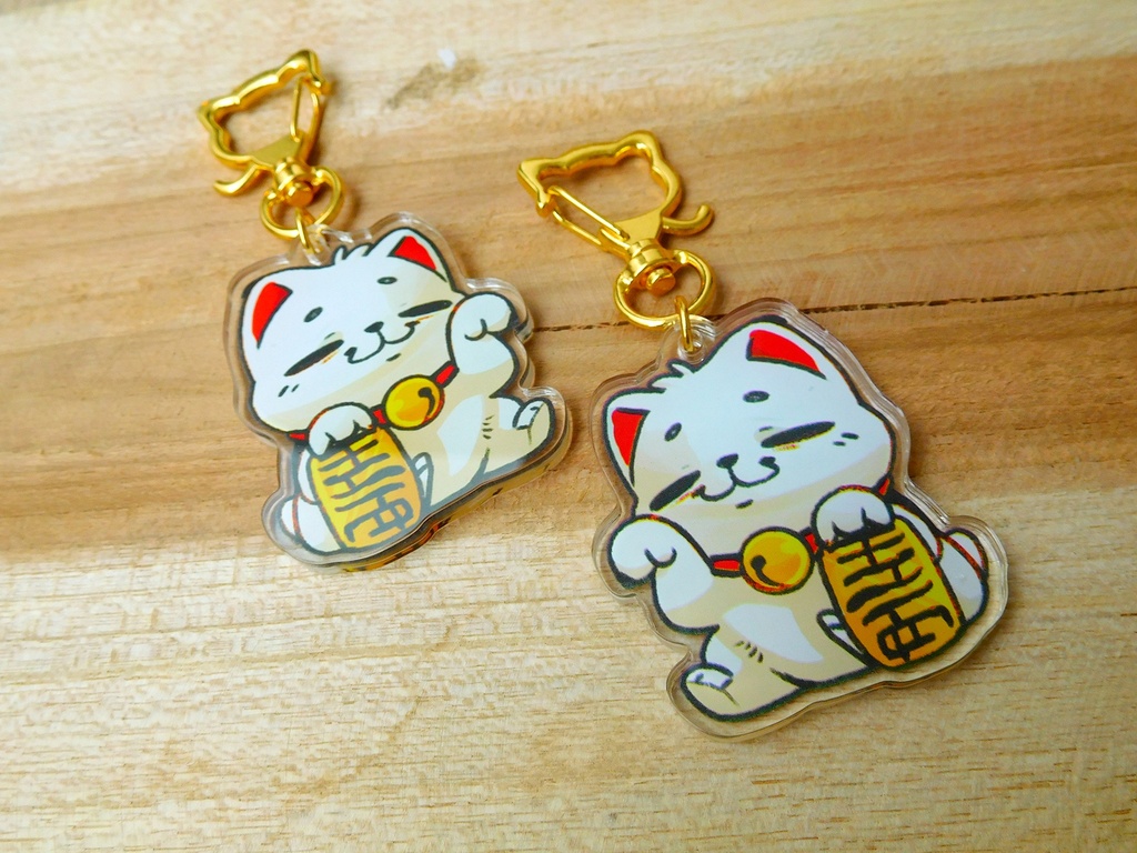 Maneki neko - Acrylic keychain