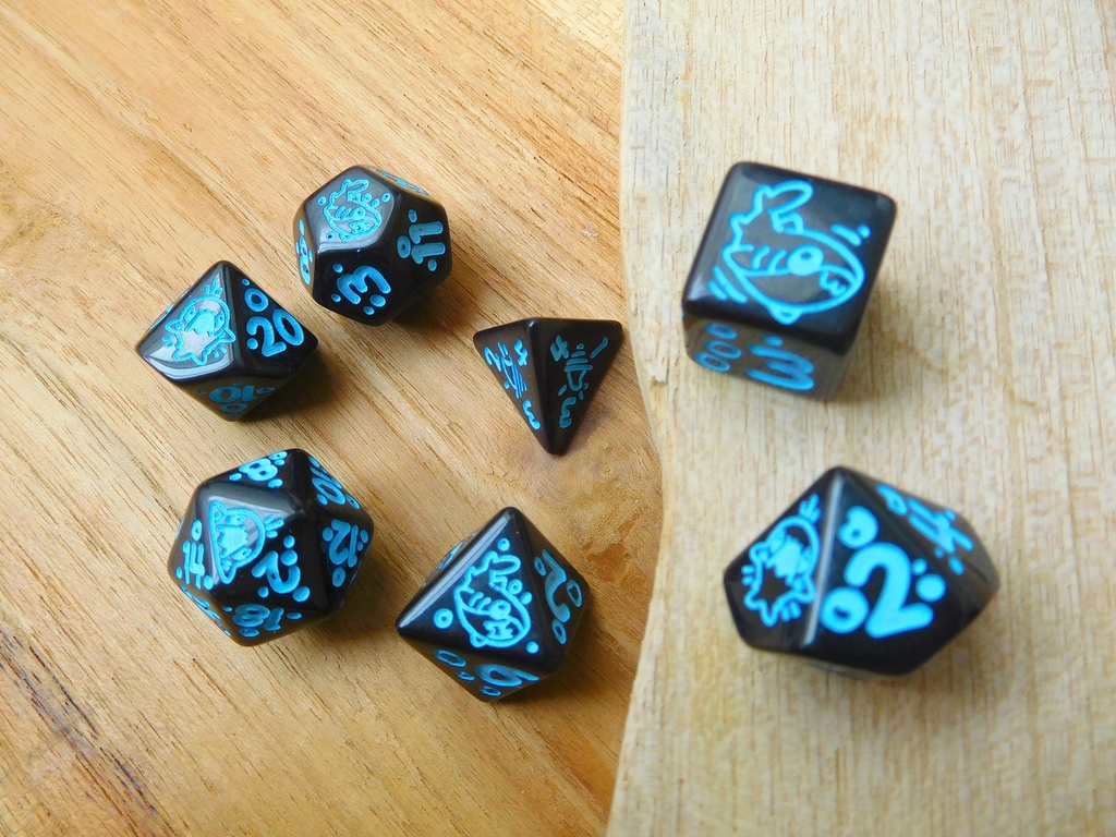 Dice Set - Shark
