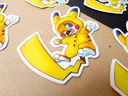 Cosplay Kitty Pikachu Onesie Vinyl Sticker