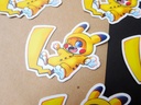 Cosplay Kitty Pikachu Onesie Vinyl Sticker