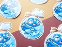 Water starter pokemon sticker set