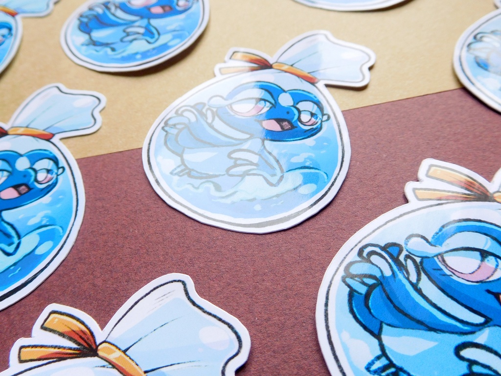 Gecqua - Pokemon starter - Generation 10 - Sticker