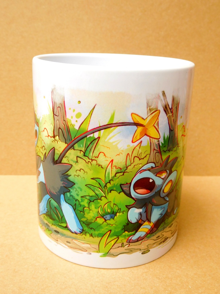 Mug Pokémon Luxray Family
