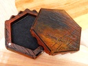 Dice Tray - Burned wood Mimic