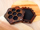 Dice Tray - Burned wood Mimic