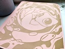 Close up illustration Mew on the front binder