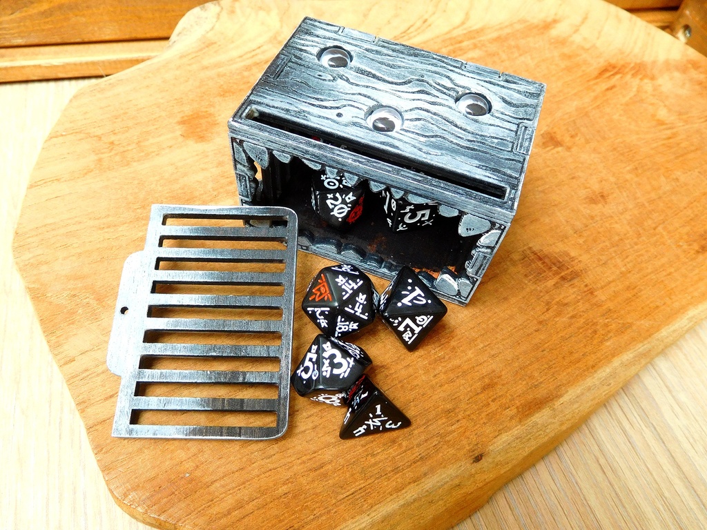 Dice Jail - Grey Googley eyed Mimic