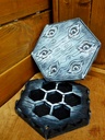 Dice Tray - Grey Googley eyed Mimic