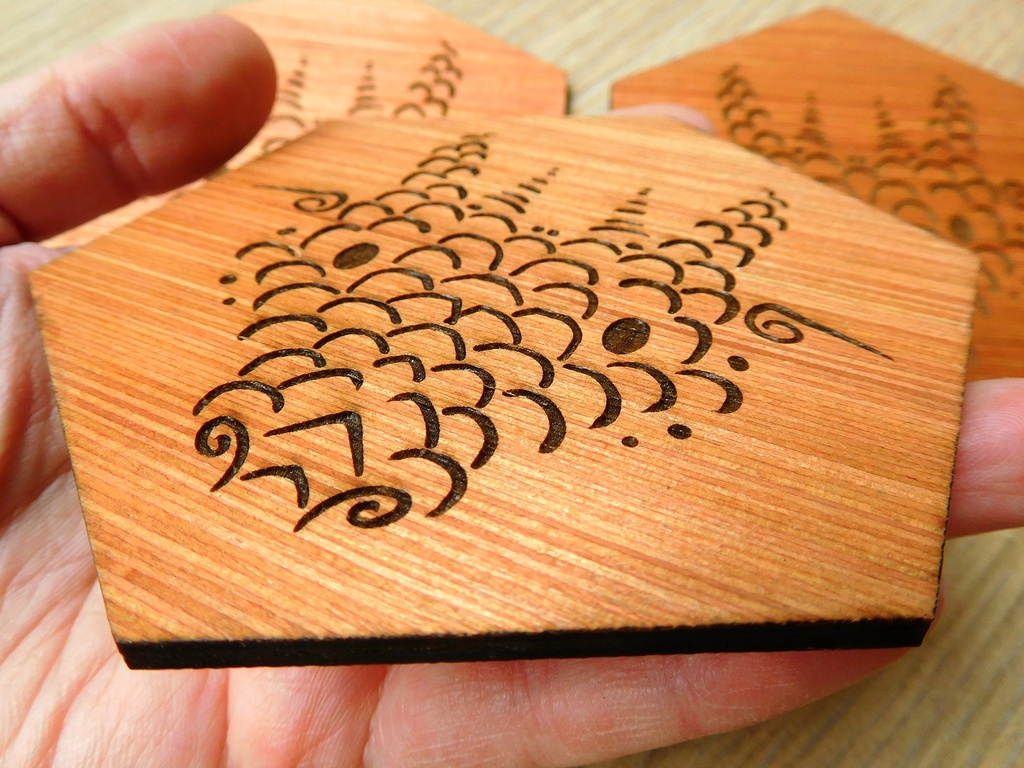 Wooden Coaster - Dragon