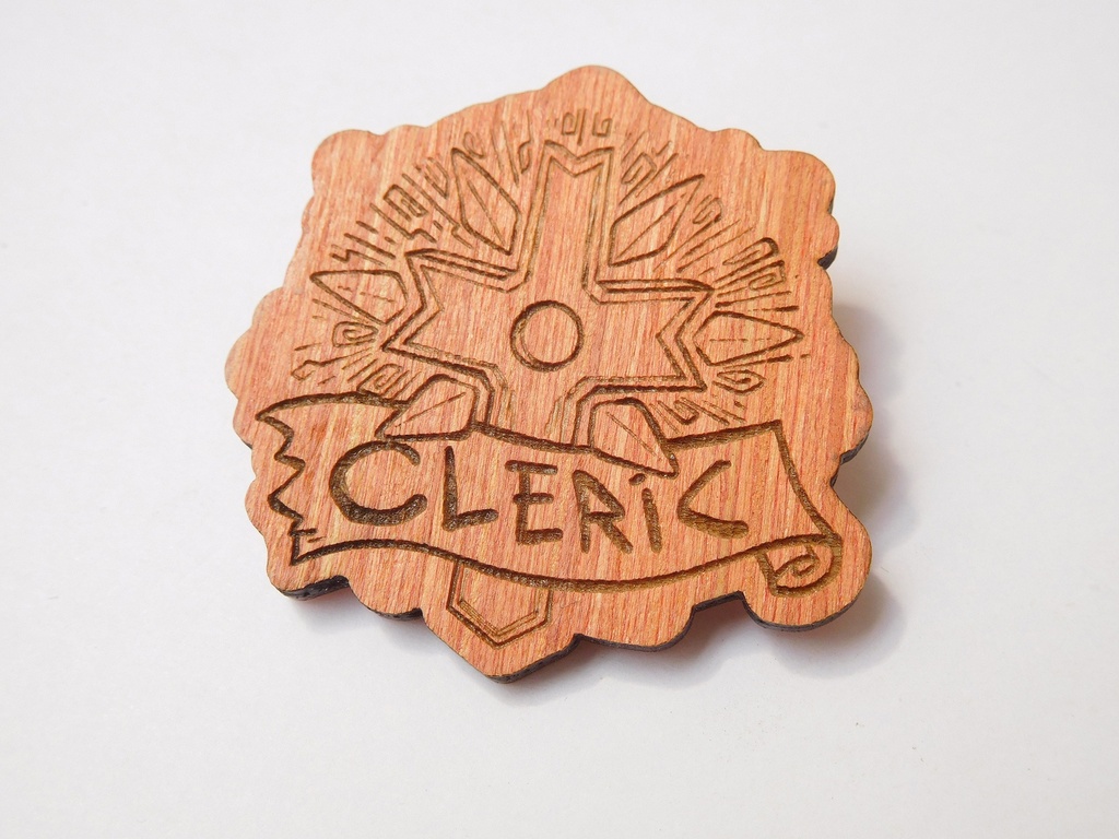 Cleric - Wooden Pin