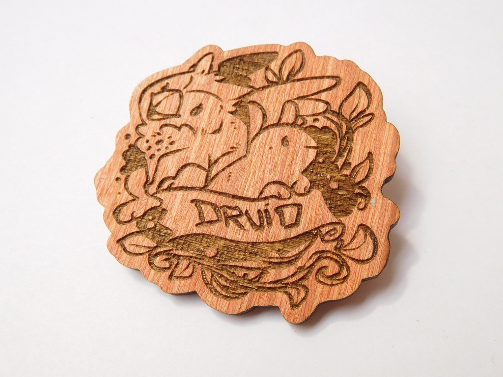 Druid - Wooden Pin