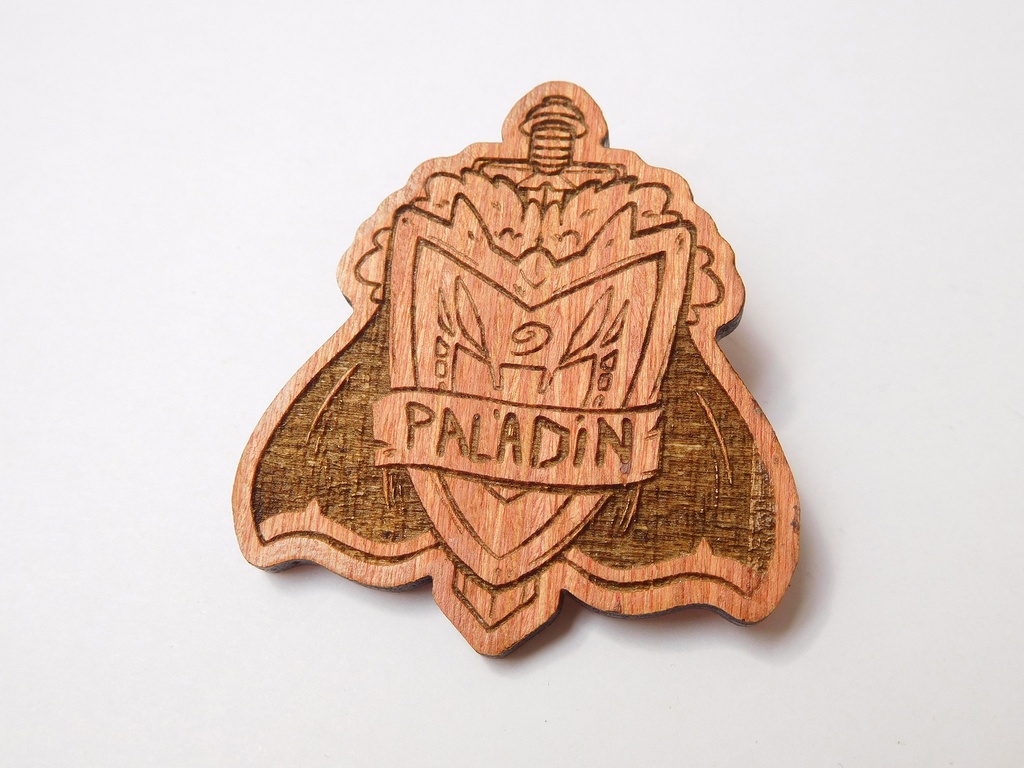 Paladin - Wooden Pin