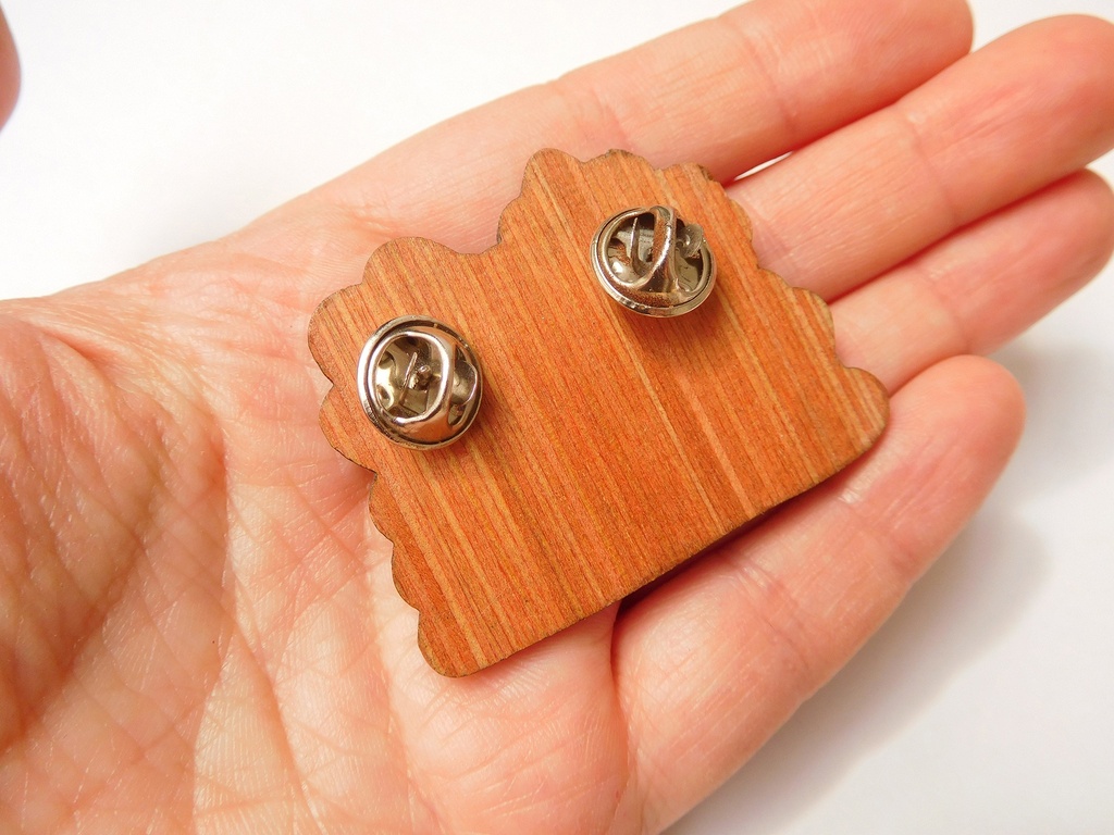 Just a Chest - Wooden Pin