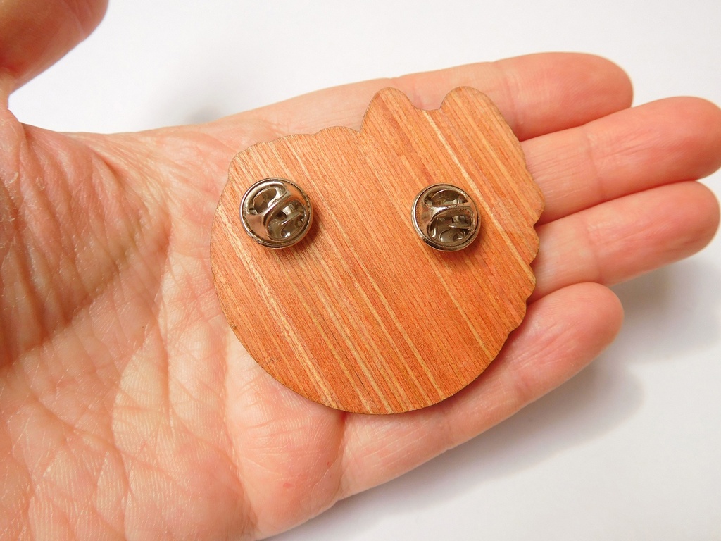 Red Panda - Wooden Pin