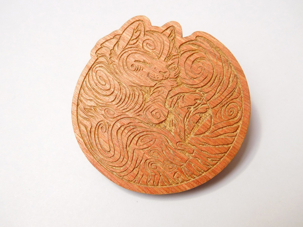 Tiger - Wooden Pin