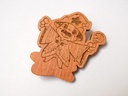 Cosplay Kitty Wizard - Wooden Pin