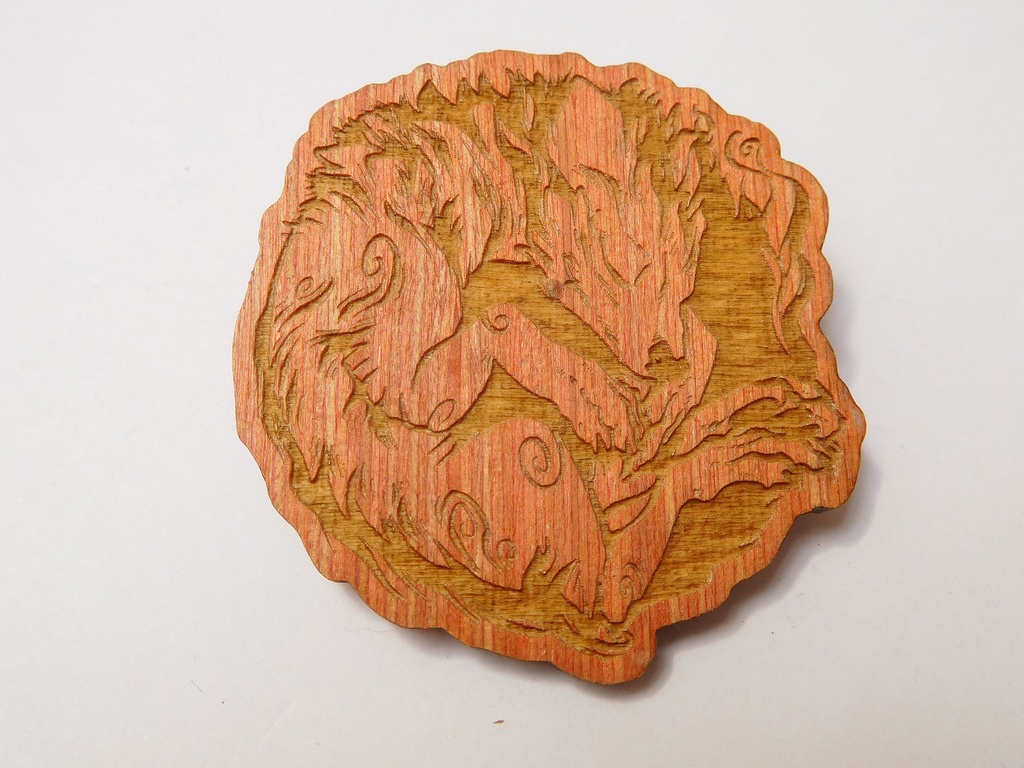 Werewolf - Wooden Pin