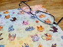 Lens cleaning cloth pokemon eeveelutions - microfiber cloth for glasses and screens - Webbelart