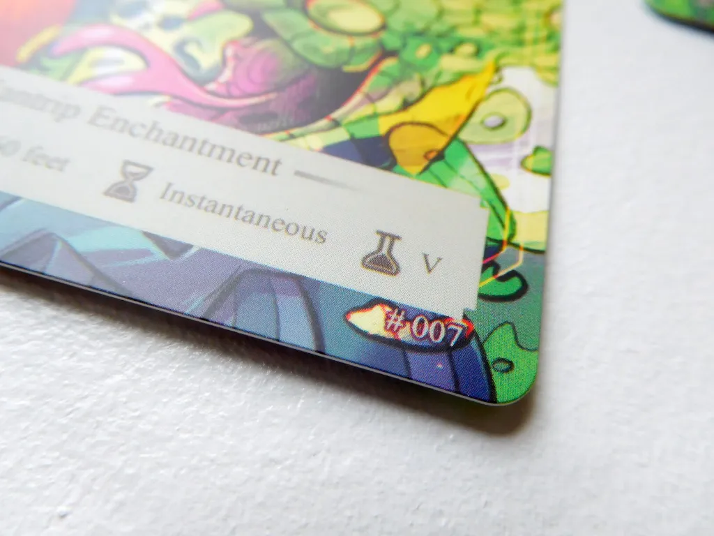detail number of the card