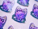 Guess I Die - dice sticker BULK