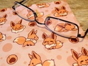 Lens cleaning cloth pokemon eevee - microfiber cloth for glasses and screens - Webbelart