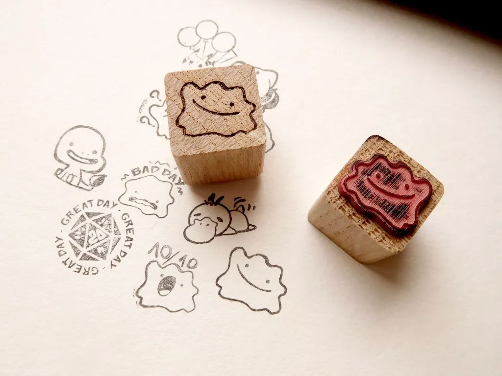 stamped stamps