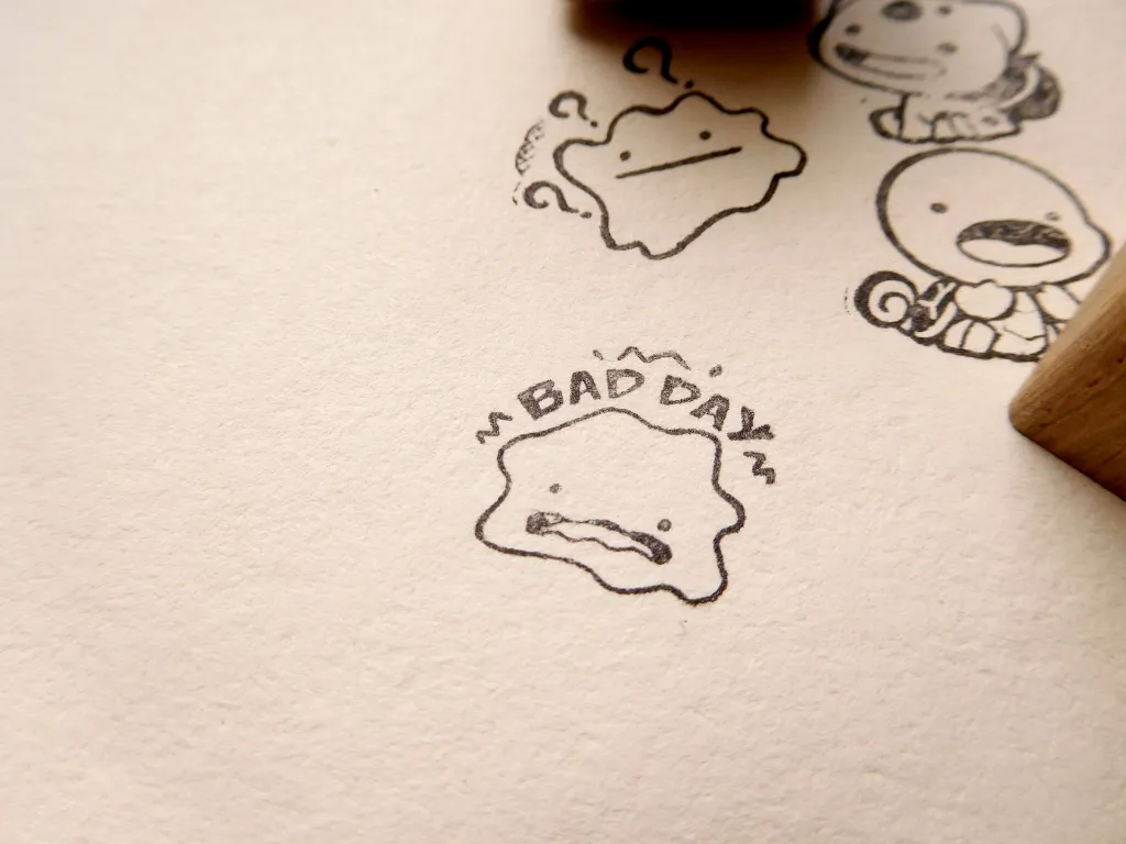 sample of a stamped ditto