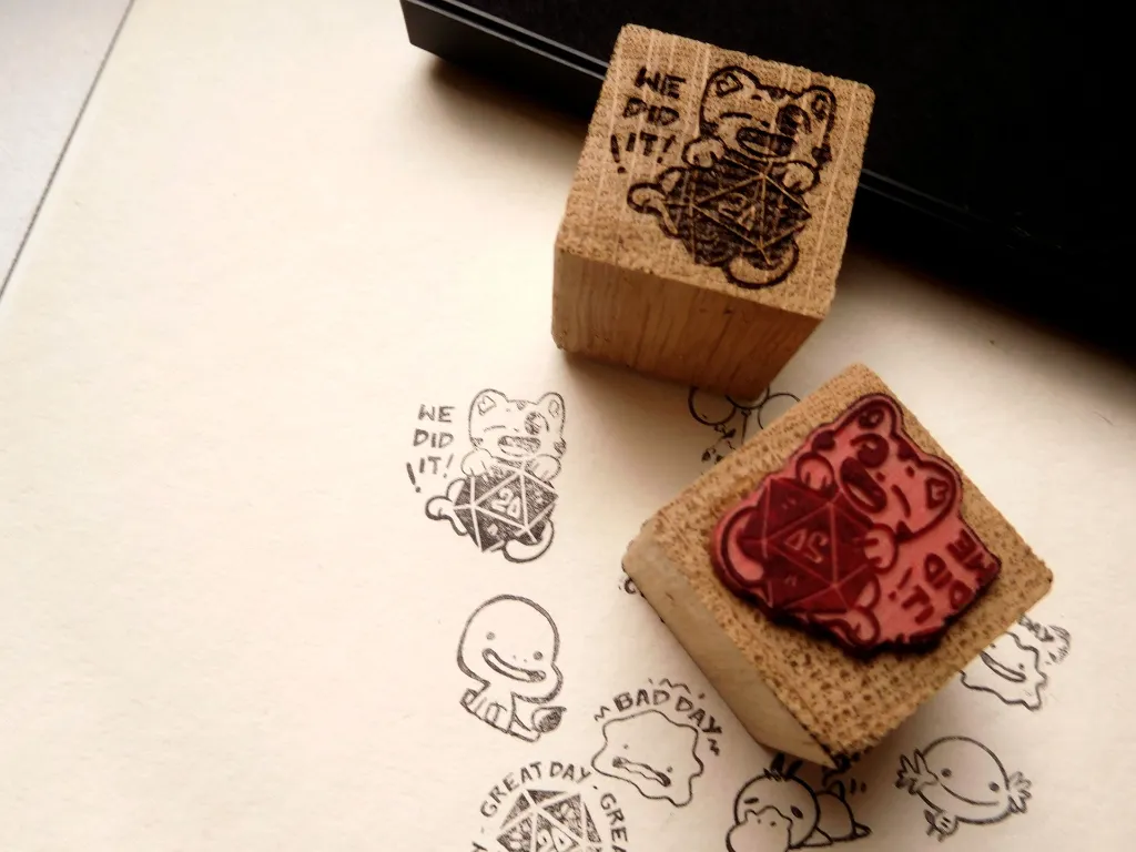 stamp stamped