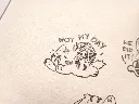 stamp result on paper