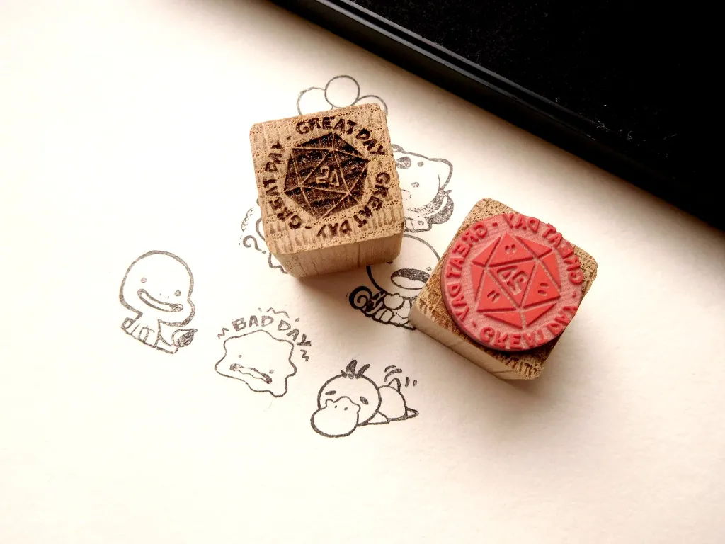 stamp front and back