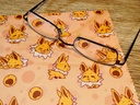 Lens cleaning cloth pokemon Jolteon - microfiber cloth for glasses and screens - Webbelart
