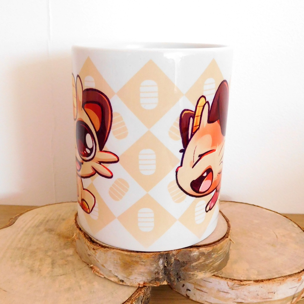 Mug Pokemon Meowth - middle view