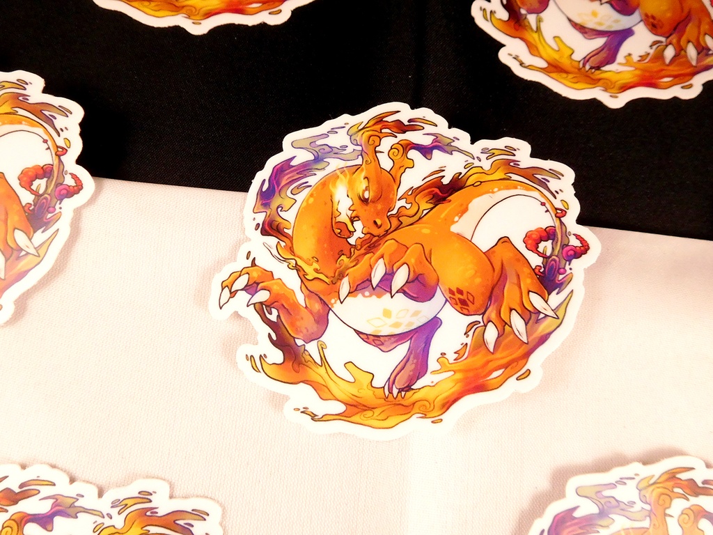 Pokemon Gigantamax Charizard Vinyl Sticker