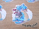 Pokemon Gigantamax Lapras Vinyl Sticker