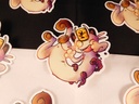 Pokemon Gigantamax Meowth Vinyl Sticker