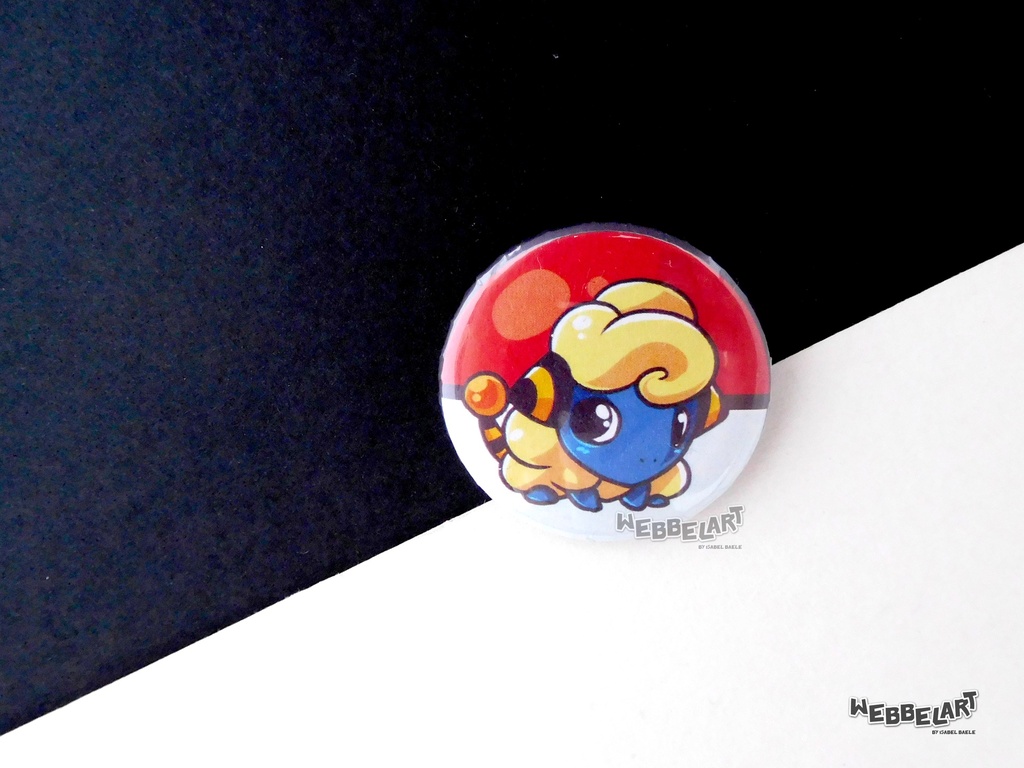 Button - Mareep - 38mm Badge - #179