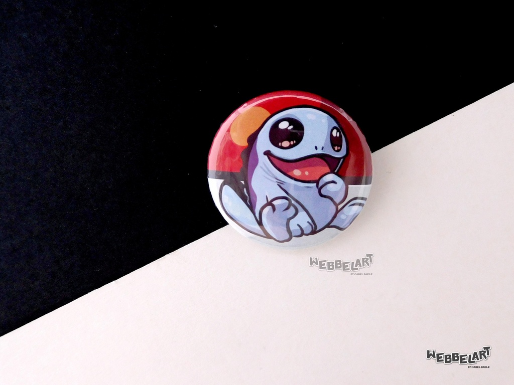 Button - Quagsire - 38mm Badge - #195