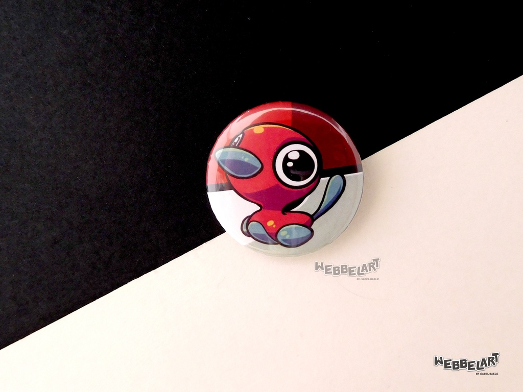 Button - Porygon2 - 38mm Badge - #233