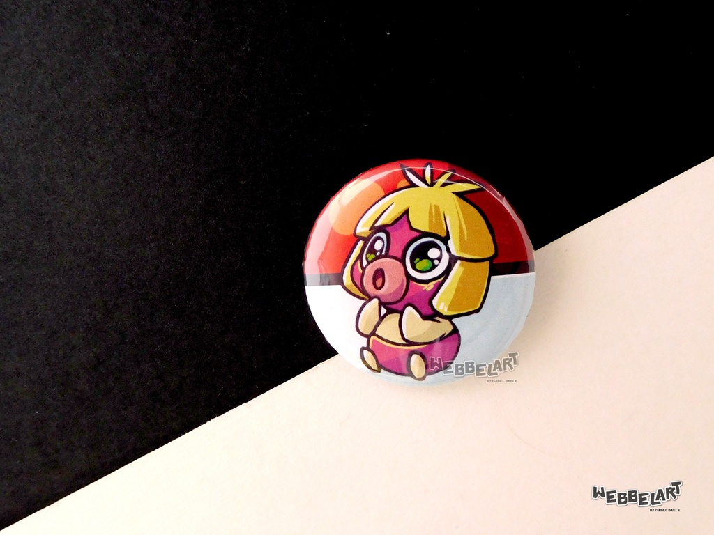 Button - Smoochum - 38mm Badge - #238 (Button)
