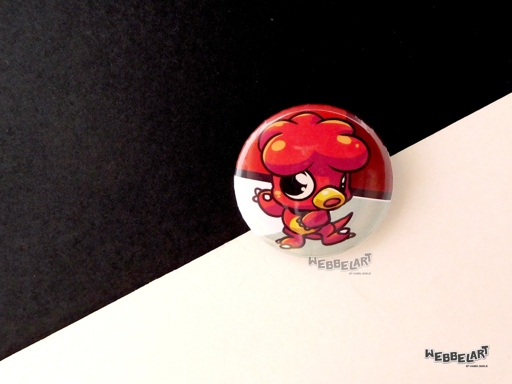 Button - Magby - 38mm Badge - #240 (Button)
