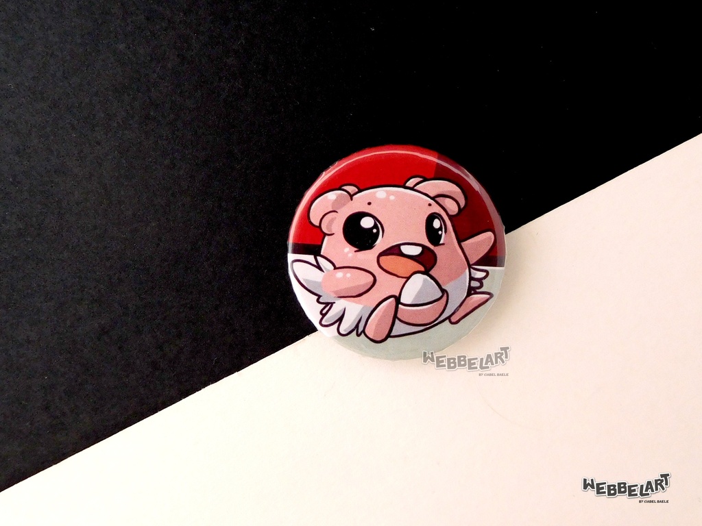 Button - Blissey - 38mm Badge - #242 (Button)