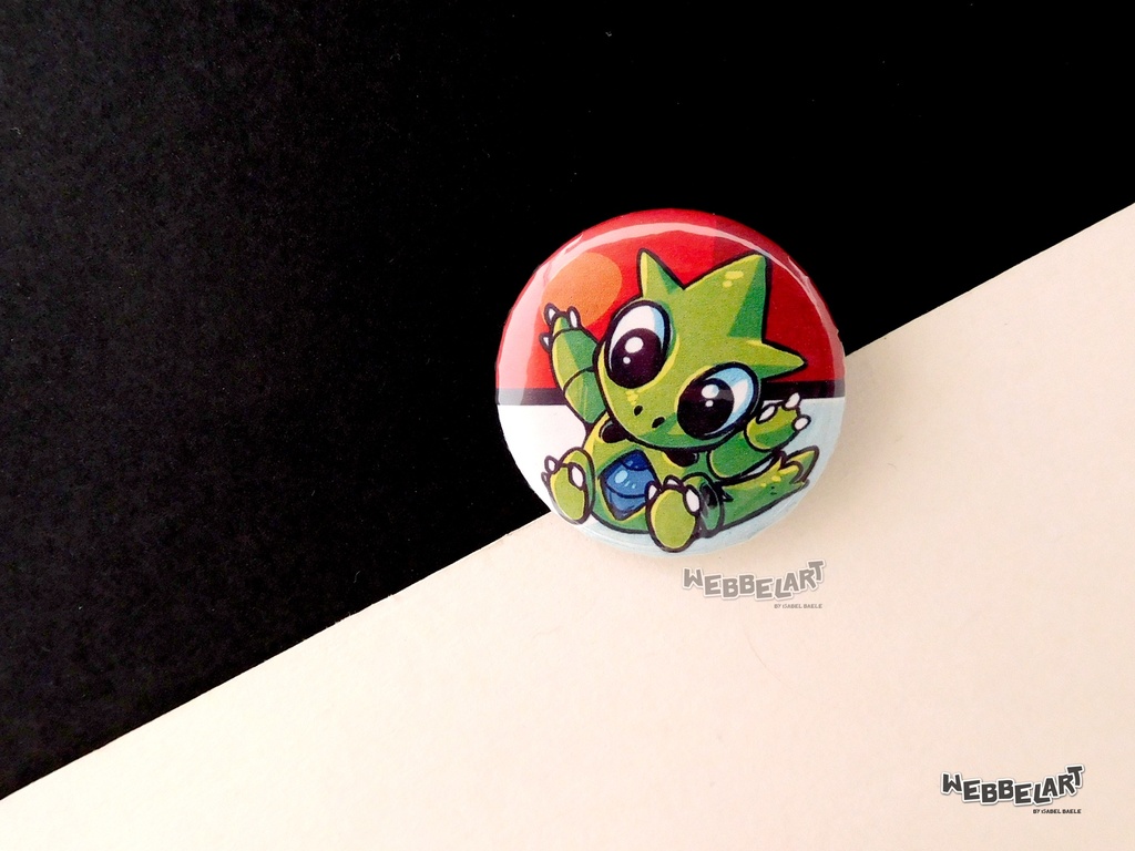 Button - Tyranitar - 38mm Badge - #248 (Button)