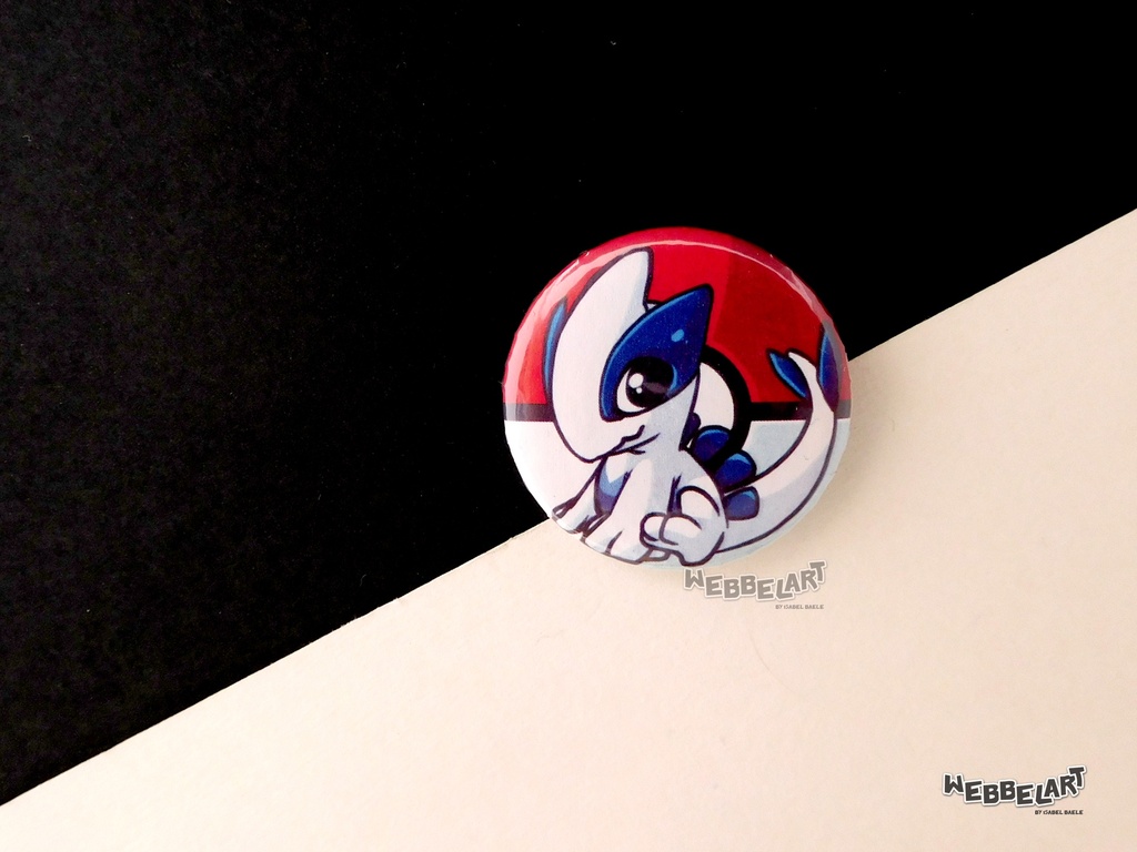Button - Lugia - 38mm Badge - #249 (Button)