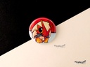 Button - Blaziken - 38mm Badge - #257